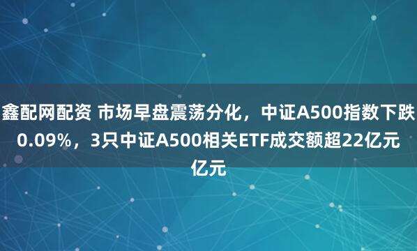 鑫配网配资 市场早盘震荡分化，中证A500指数下跌0.09%，3只中证A500相关ETF成交额超22亿元
